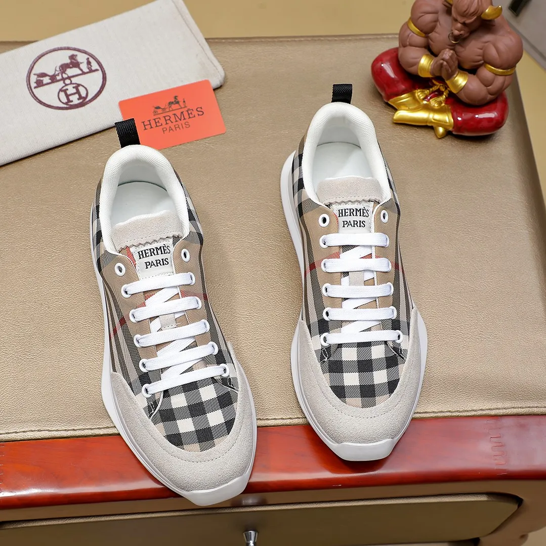 Men's shoes 💰400💰【HERMES】hot-selling men's shoes counter original items! The world's top brands...Luxury quality...//Fashion and high-end footwear 👍💪🏻...give you a low-key luxury comfort experience👍. The upper is made of pure Italian imported first-layer cowhide... 🐑 Leather lining..., comfortable and breathable, high-end and classy... luxurious and noble!! .. OEM factory shipment [Hug] stall.. Original plate. color, code number 38--44